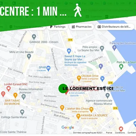 Cocon Sous Les Toits #tv-wifi#port# Golden Nest Apartment *